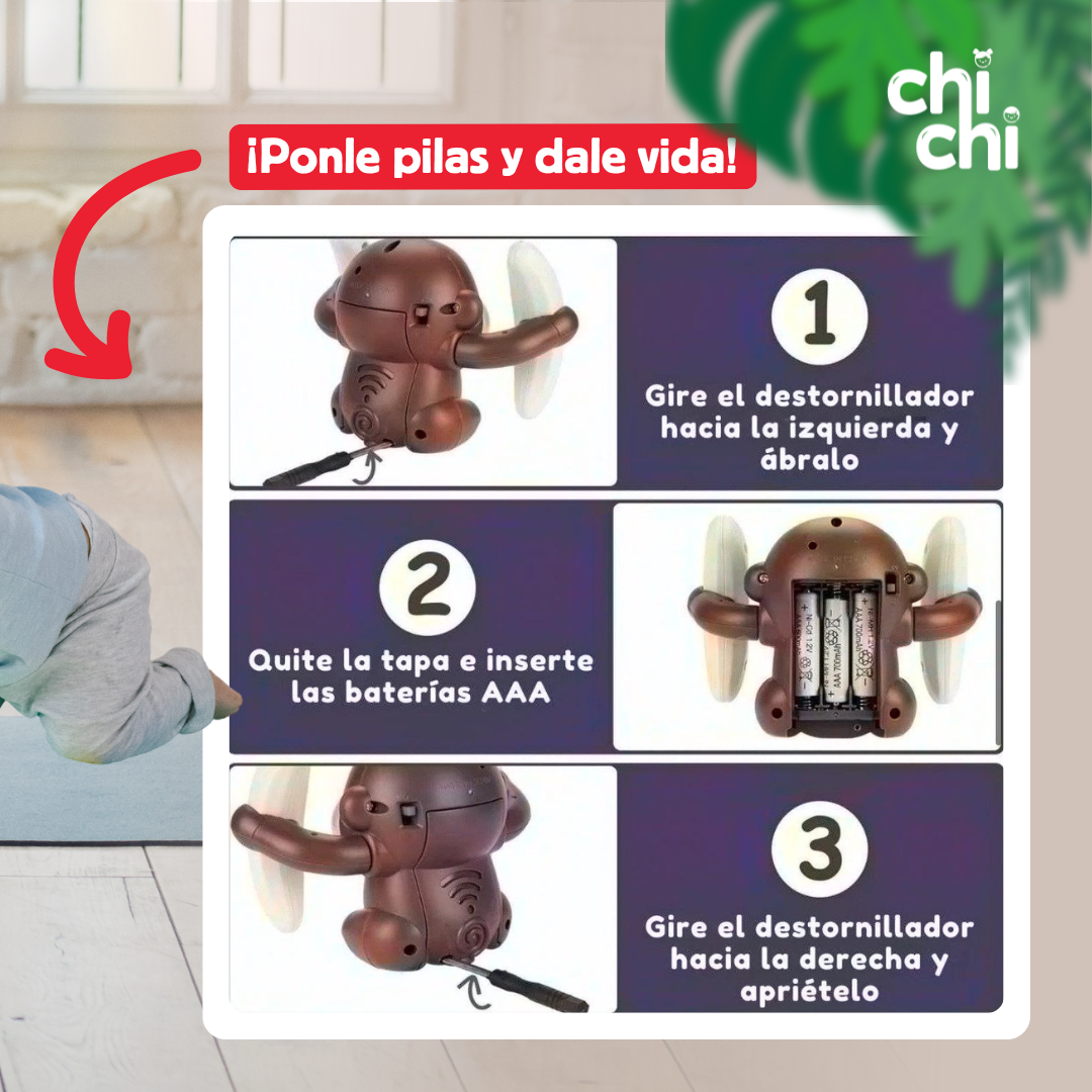 GORILA RODANTE 🐒 Estimula el gateo de tu bebé